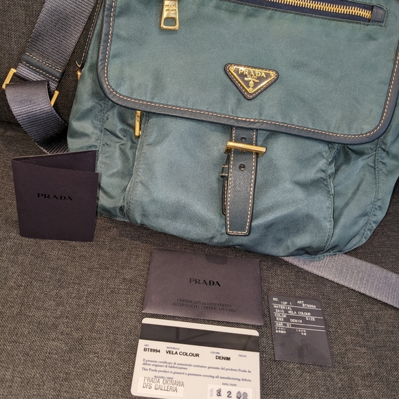 Prada: Nylon Tessuto Buckle Crossbody - Picture 2 of 9